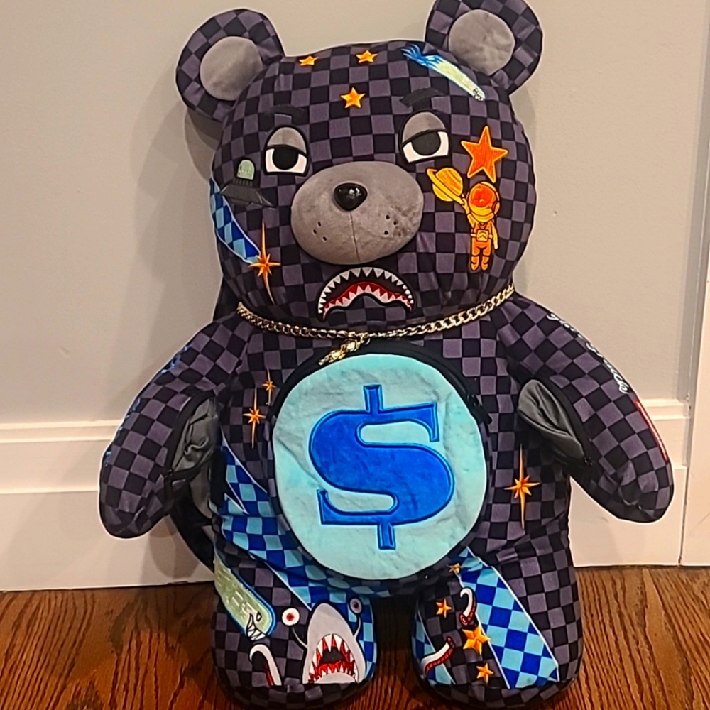 Sprayground bear backpack